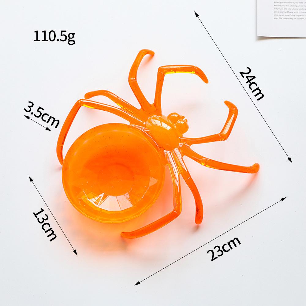 Spider Skull Candy Dish: Halloween Decor Spider Bowl