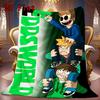 Eddsworld Theme Design 2D Flat Pattern Flannel Blanket High quality All Seasons Warmth and Comfort Perfect for Christmas Gifts.PMT0914135