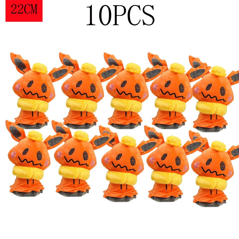 1/10 szt. Zestaw pluszowych zabawek Pokemonów z rodziny Eevee - Sylveon Umbreon Vaporeon Flareon Pikachu Wypchane Lalki Wykwintny Prezent Świąteczny dla Dzieci