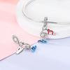 Charms Copper For Woman Balloon Turtle Heart Cross Pendant Fit Original Pan Bracelet Making Fashion Jewelry