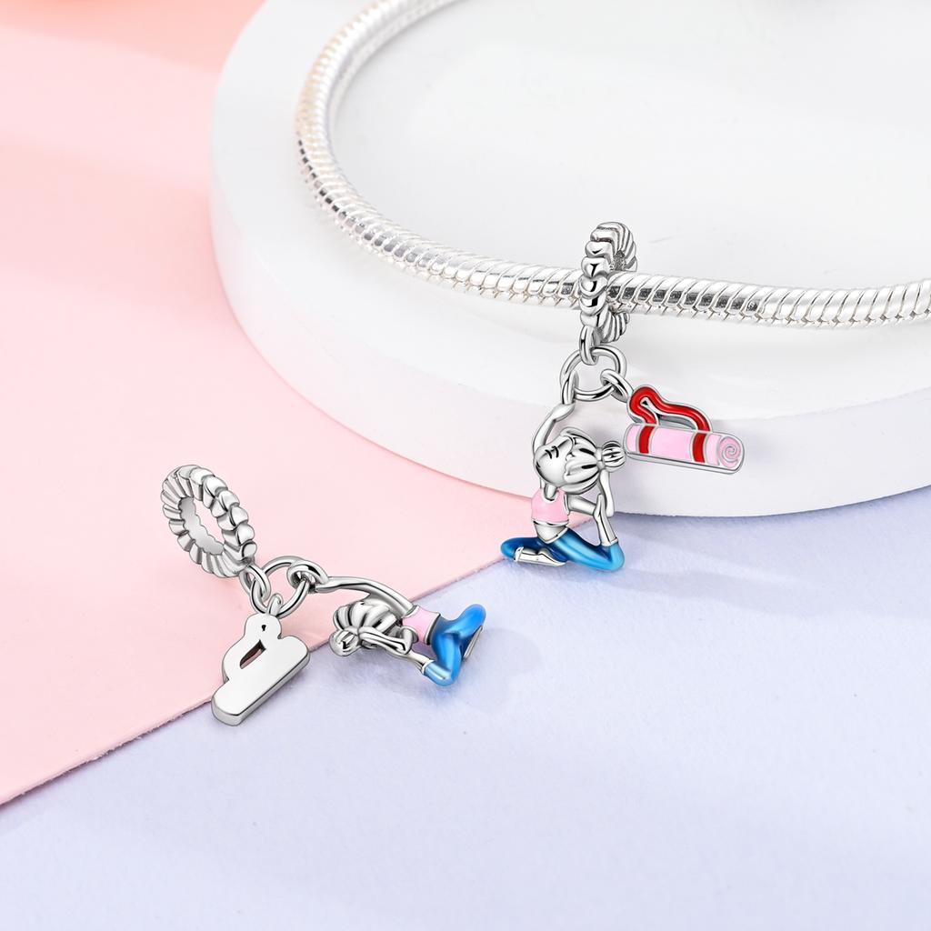 Charms Copper For Woman Balloon Turtle Heart Cross Pendant Fit Original Pan Bracelet Making Fashion Jewelry