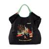 Nylon handbag bag new embroidered large capacity ball chain shoulder tide messenger tote bag
