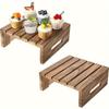 Vintage Cake Rack Solid Wood Serving Stand Dim Sum Rack Cupcake Display Riser  Birthday