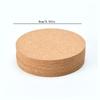 10PCS Cork Coaster for Drink, 90mm/3.54inch Round Absorbent Reusable Cork Mats Blank Coasters for Wine Glass Cup Mug DIY Crafts