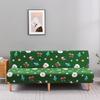 Christmas decoration folding sofa bed cover sofa covers spandex double seat cover slipcovers for living room geometric print