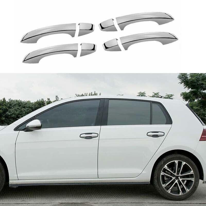 ABS 2014-2019 Chrome Fit For VW Golf MK7 MK7.5 Door Handle Cover With Smart Hole
