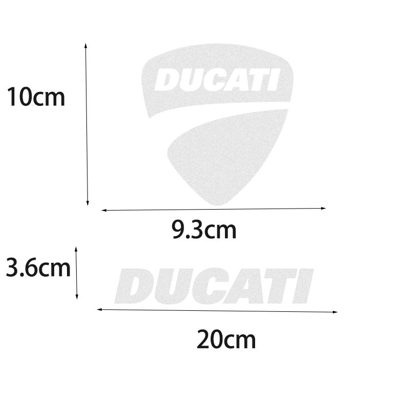 Calcomanías reflectantes para casco de motocicleta, pegatinas decorativas para Ducati Panigale Diavel Superleggera V4 V2 Scrambler