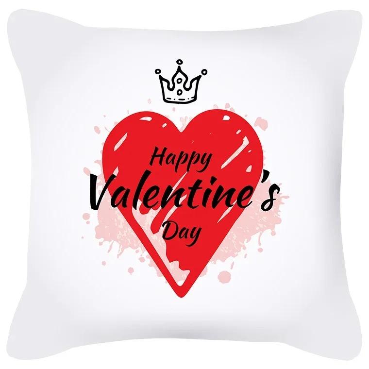 

Домашний Декор Валентин Любовные Дизайны для Уютного Декора Узор Наволочка Подходит для Дивана Спальни Автомобиля 16x16Inch