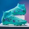 Mens Soccer Shoes FG/TF High-top Professional Sports Training Competition Football Shoes Teenagers Football Sneakers for Men