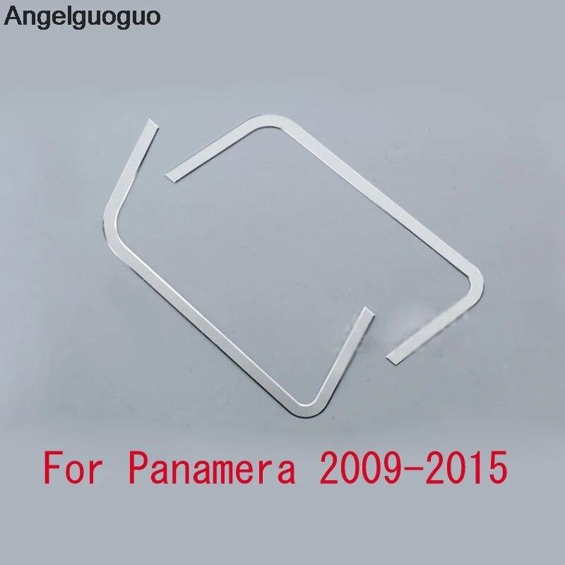 Car Styling 2 Pcs Center Control Dashboard Air Conditioning Outlet Decoration Frame Cover Trim for Porsche Panamera 2009-2015