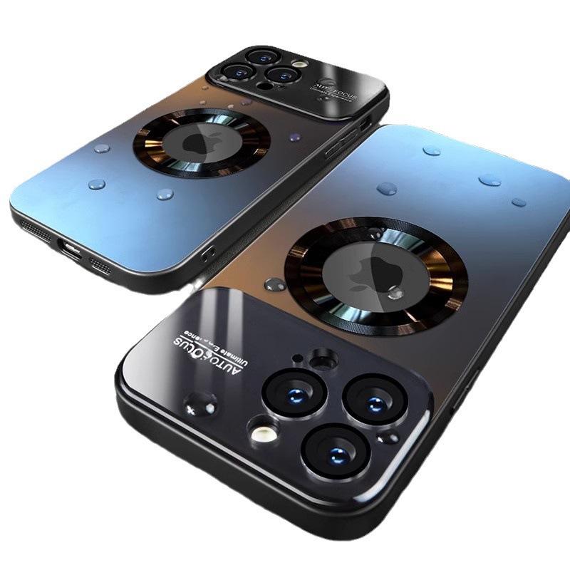 Applicable Apple 17 ProMax Full Coverage Magnetic Matte Protective Phone Case