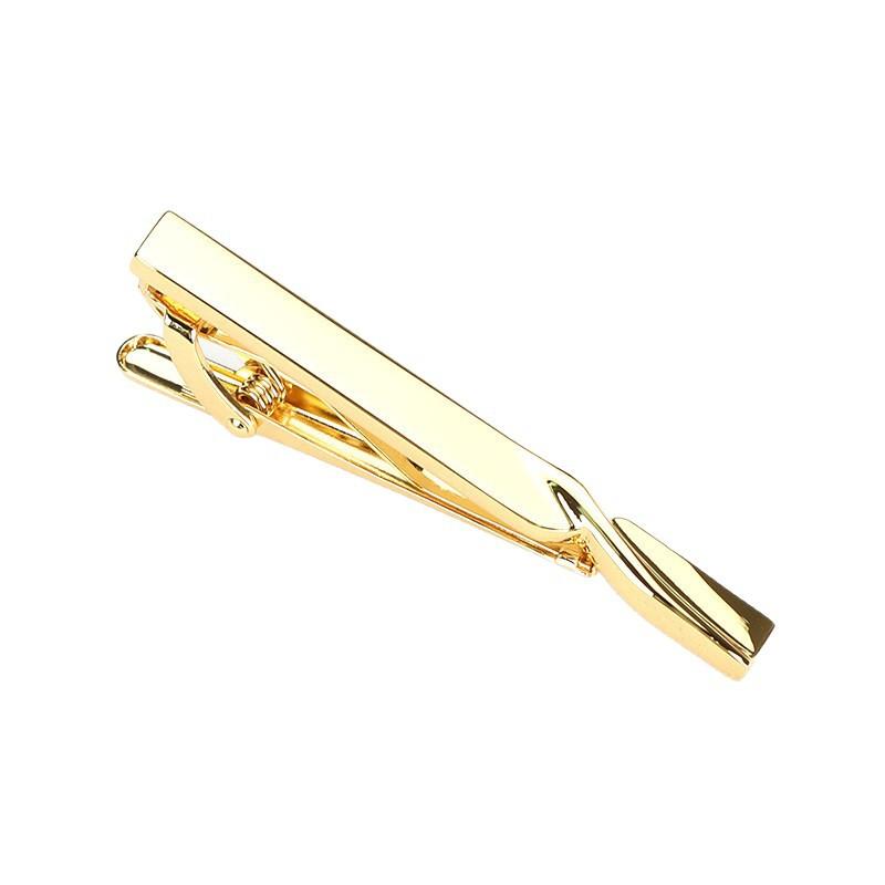 Módní pánská obchodní kravatová spona Svatební Jednoduchá Zlatá Stříbrná Vysoce kvalitní Spona na oblek