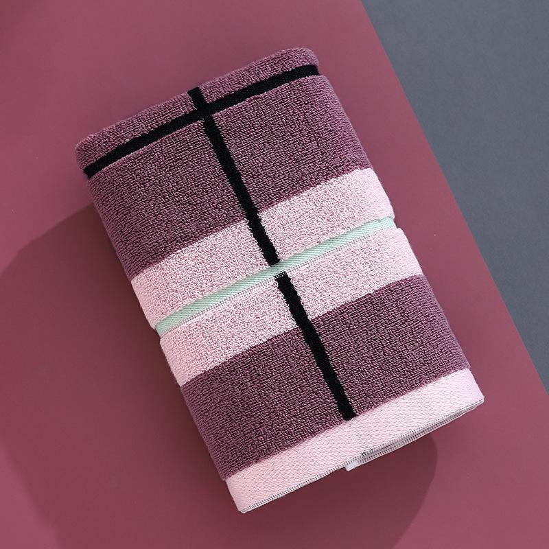 

1 шт. Хлопковое полотенце, утолщенное жаккардовое, мягкое, впитывающее воду, взрослое, домашнее полотенце, быстросохнущее, хлопковое, класс А, детское полотенце для лица 34*75cm