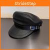 Artistic Leather Pu Beret Hat With Windproof And Warmth Features For Girls