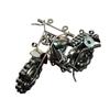 Modèle de Moto à Chaîne Fait Main Ornement en Fer Forgé Artisanat Métallique Décoration de Maison Antique Cadeaux Créatifs