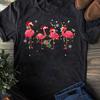 Pink Flamingo Christmas T-Shirt - Flamingo T-Shirt, Flamingo Lover Shirt, Pink Flamingo T Shirt