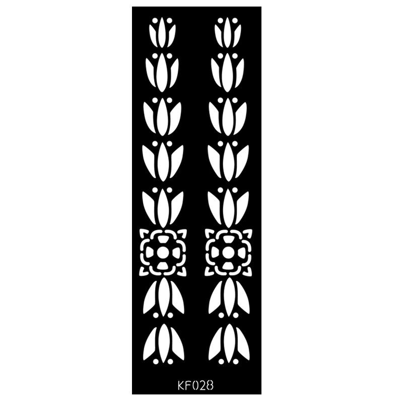 Pet Hollow Tattoo Template Juice Tattoo Sticker Template Ins Wind Flower Tattoo Sticker