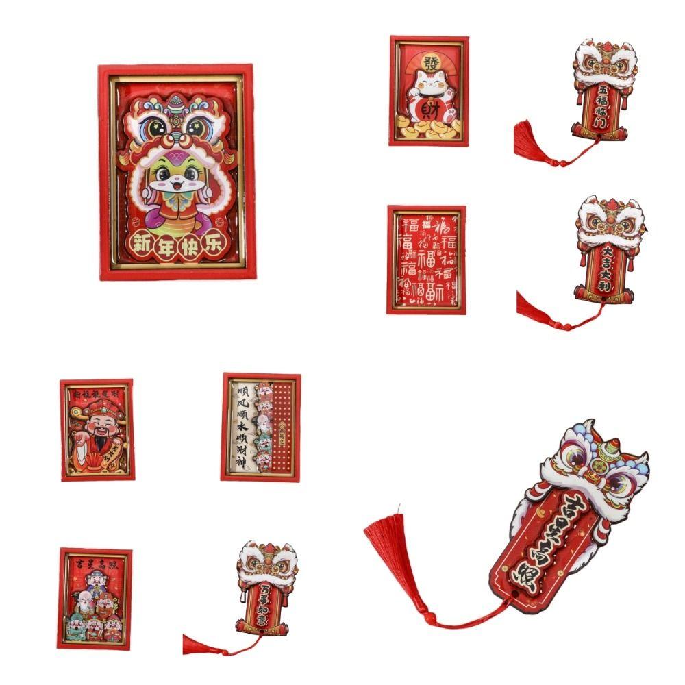 Traditional Wealth God Ornament Woodwork Refrigerator Magnets Refrigerator
