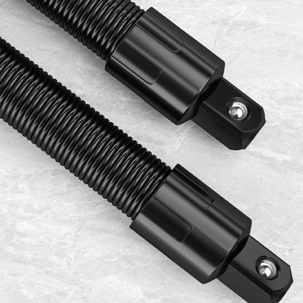 12.5mm Socket Extension Bar 250/350mm Power Tool Accessories Wrench Connective Rod Universal Soft Ratchet Wrench Extension Rod