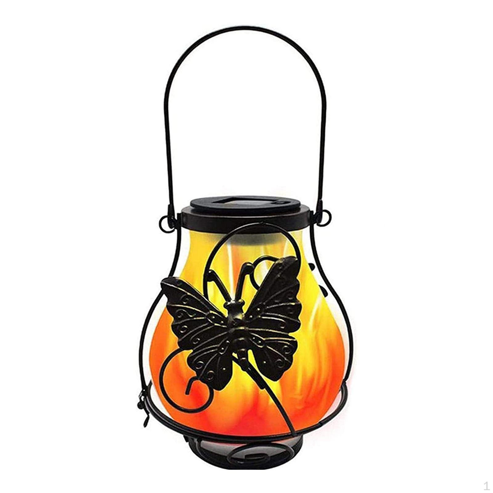 

Lamp Metal Decorative Outdoor Decoration, Flashing Design Butterfly