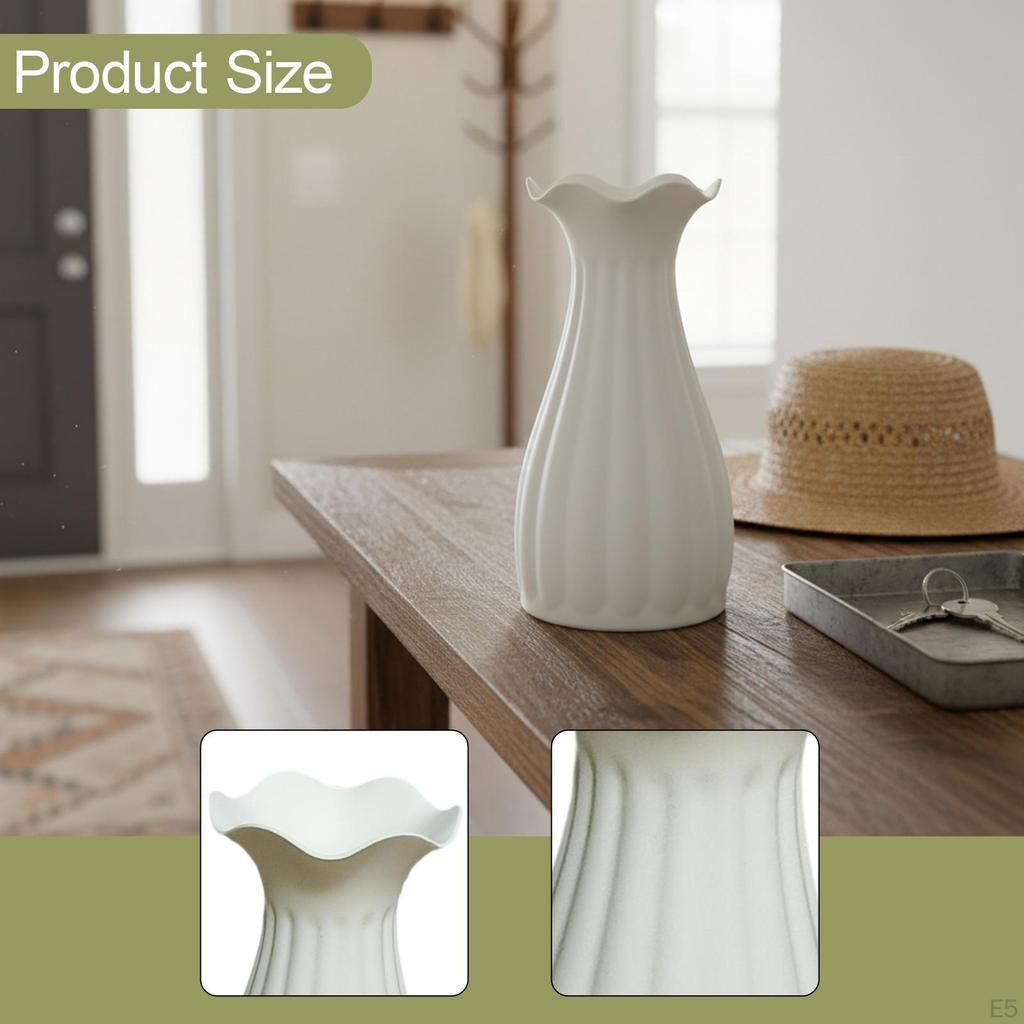 Aesthetic Vase Desk Centerpiece Simple Collection Table Decorative Flower Pot for Living Room