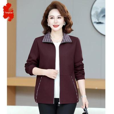 Mid-Aged Women's Casual Spring Jacket