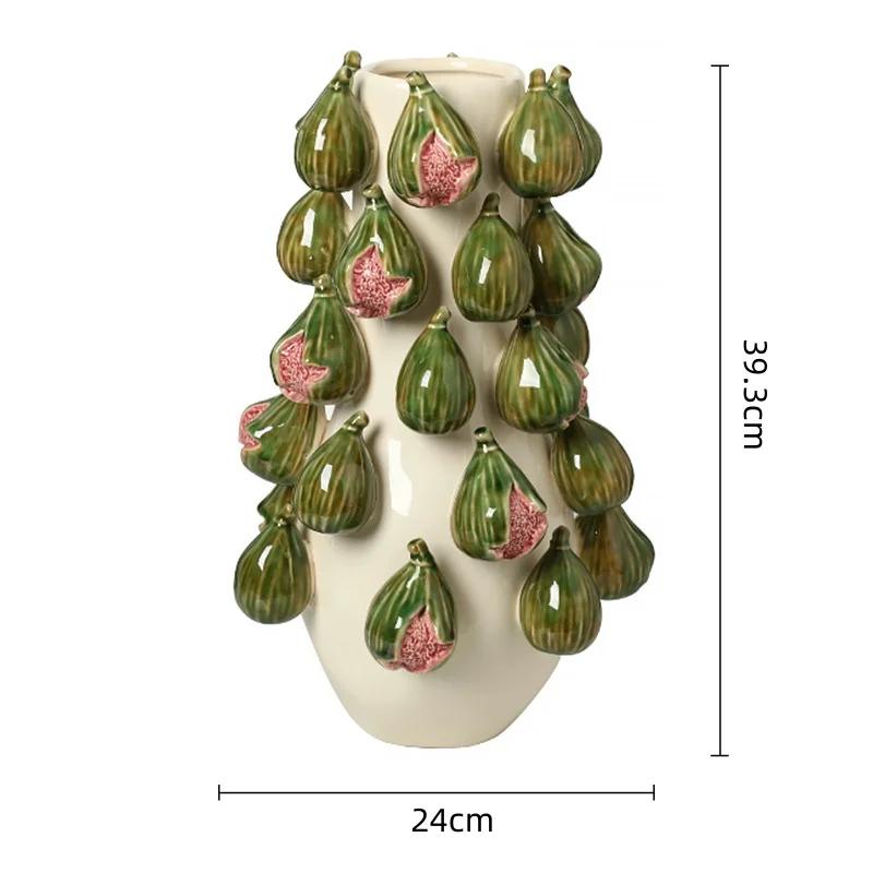 Ceramic Vase Three-dimensional Unripe Fig Ceramic