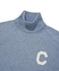 COVERNAT C Logo Turtleneck Knit Blue