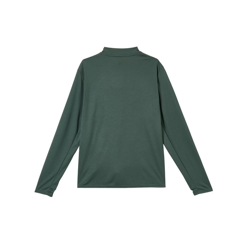 Nike Dri-Fit Pacer Quick-Dry Running Stand Collar Knitted Long Sleeve Outdoor T-Shirt Men Tops Green FQ2495-338