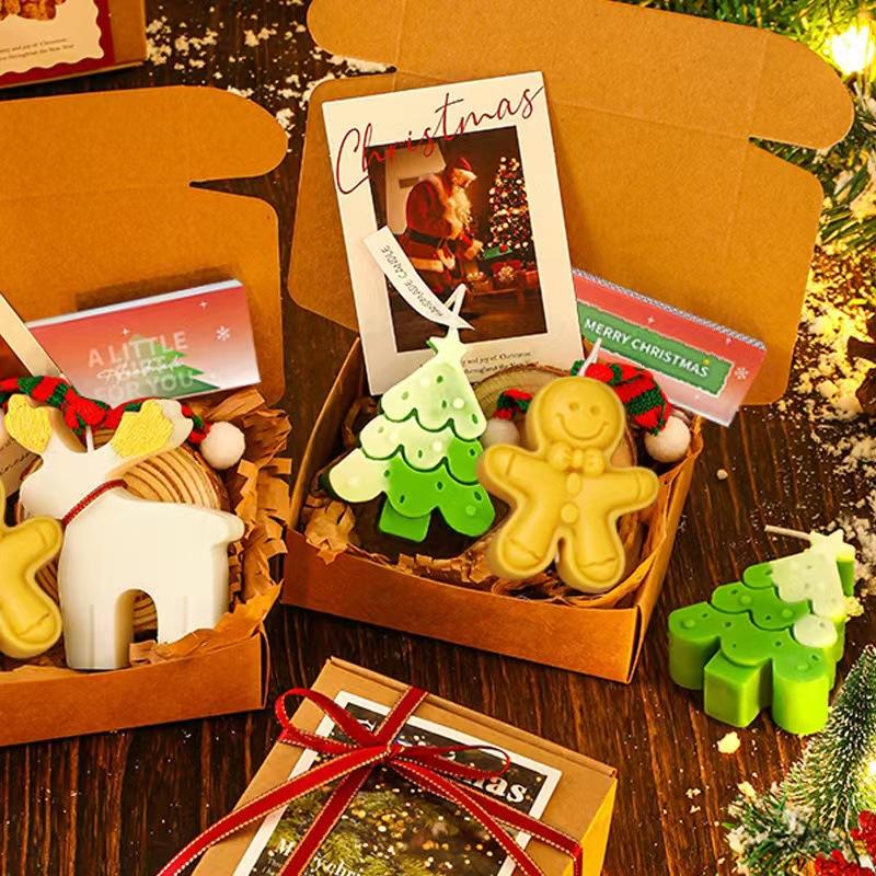 Decorative Ornaments Christmas Gifts Practical Deer Aromatherapy Candle Sets Gift Boxes Souvenirs Christmas Gifts for Friends