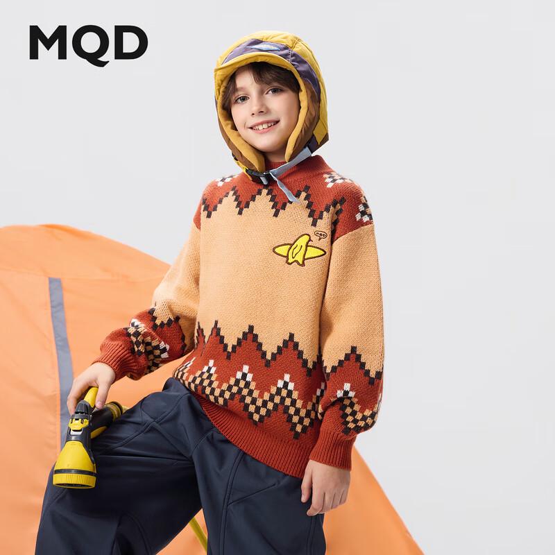 MQD Boy s Cartoon Half-Turtleneck Knit Sweater 110