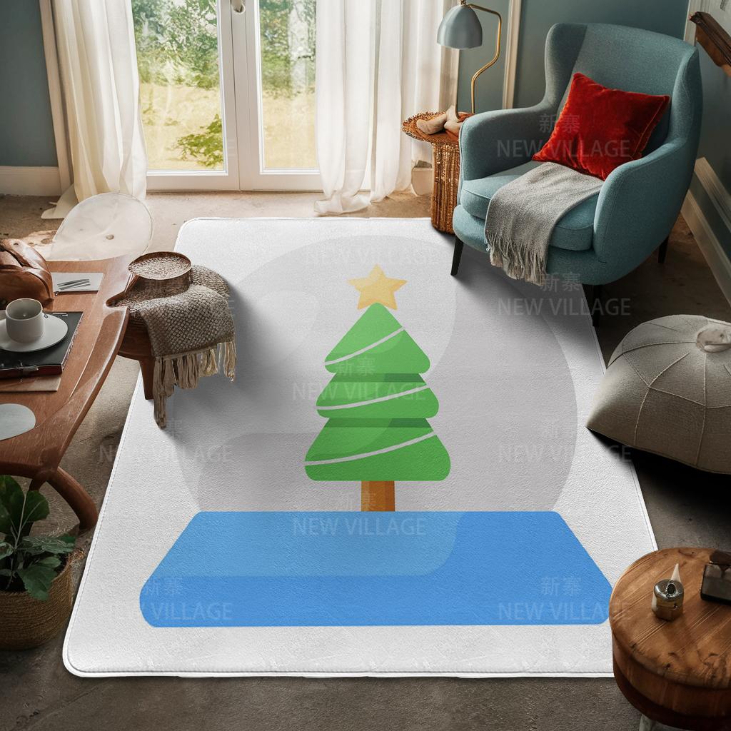 House entrance carpet Home door mat Living Room Bath Foot bathroom non-slip water absorption rugs bath Merry Christmas winter