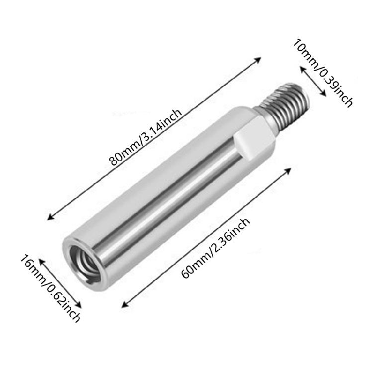 Thread Angles Grinder Extension Rod Thread Adapter for Professional Woodworking & Metalwork Efficient Cutting Polishing
