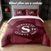 Servette FC Design Bed Bedding Set 1 Duvet Cover + 2 Pillowcases Soft Breathable Household Bed Linens