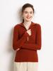 Women's Soft Cashmere Half-Zip Lapel Sweater - Slim Fit, Warm & Gentle Winter 2026 Style