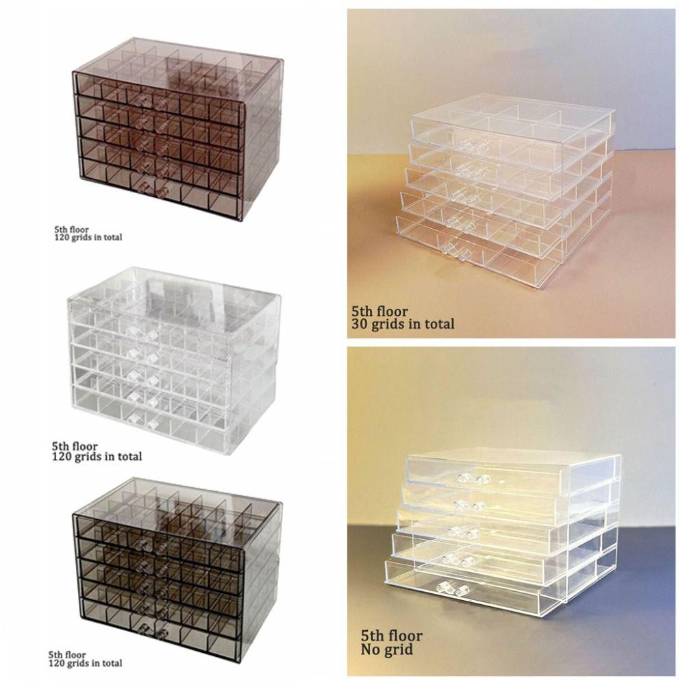 Acrylic Jewelry Storage Box Drawer Style Jewelry Sorting Box Jewelry Transparent Box Bathroom