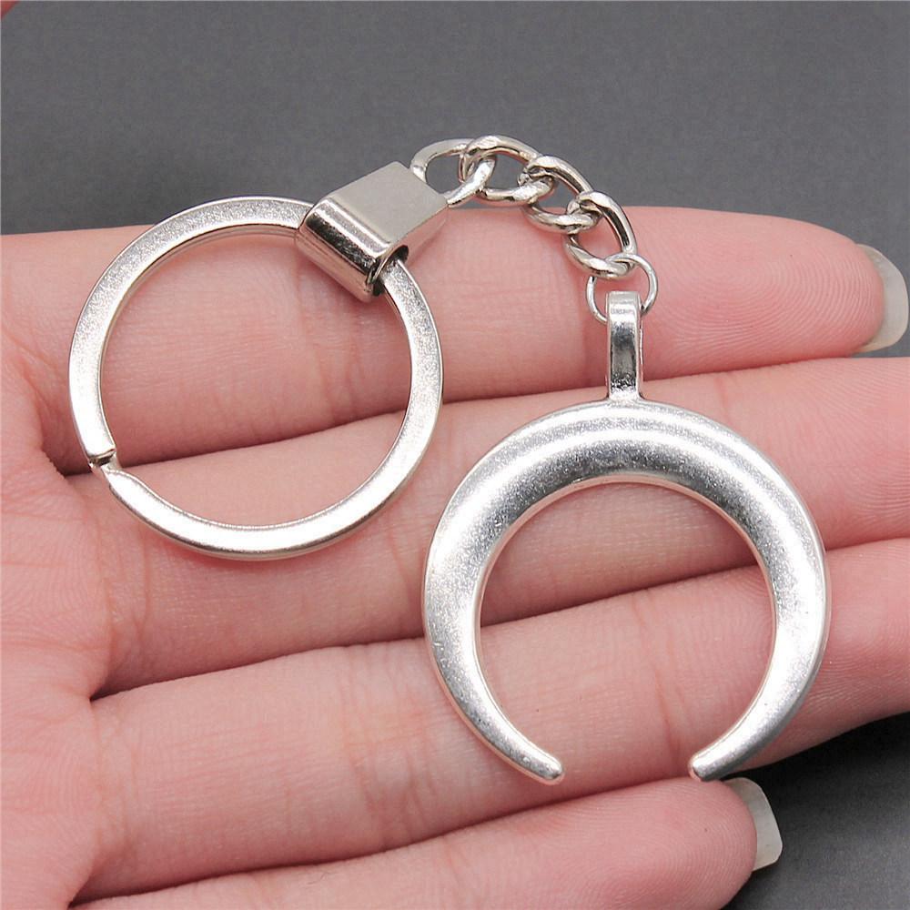 30mm Keychains Sun Moon Pentagram Vintage Jewelry Supplies QY047