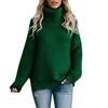  Women Long Sleeve Loose Turtleneck Knitted Sweater Jumper Pullover Top Blouse 