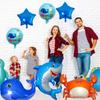 Lantern Fish/Sea Snail/Seahorse Ocean Animal Aluminum Foil Balloon  Birthday Party