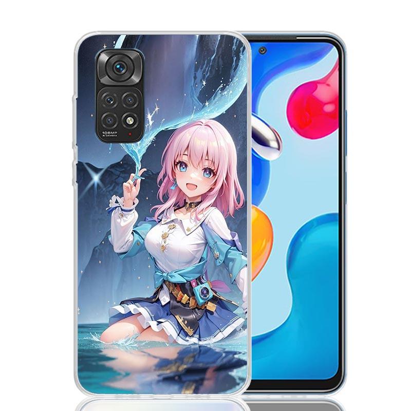 Honkai Star Rail March 7TH Phone Case For Xiaomi Redmi Note 15 14 13 12S 12 Pro Plus 11S 11E 11 11T 10S 10 Art Soft Pattern Cove