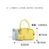 Korean Niche Fashion Boston Bag Women's Simple Shoulder Messenger Bag High-end Light Luxury Portable Bowling Bag
