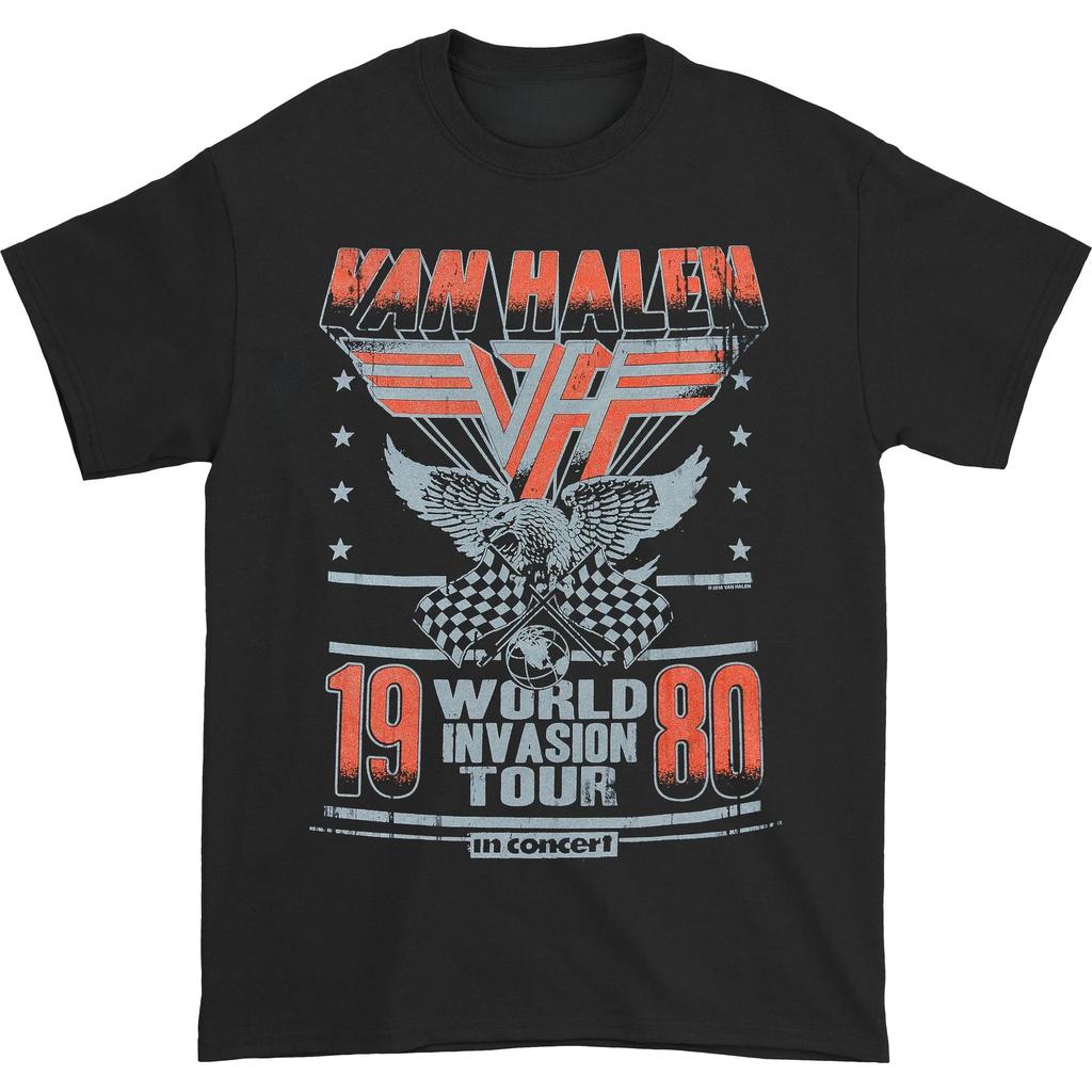 Van Halen Band Graphic Vintage Tshirt Rock Punk Tops Oneck Print Short Sleeve Y2k Oversized Fashion Popular T Shirts Unisex
