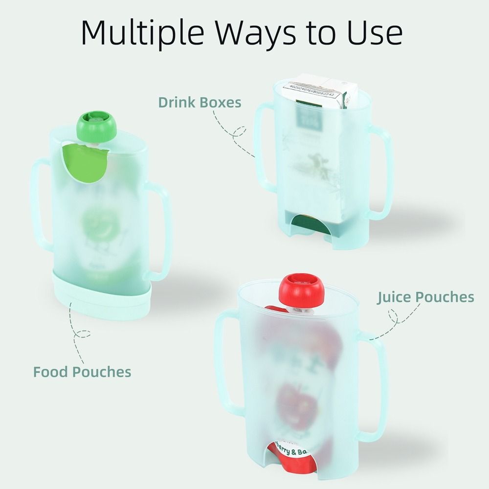 Comfortable Squeeze Pouch Holder Squeeze Proof Milk Box Holder Food Pouch Holder for Baby