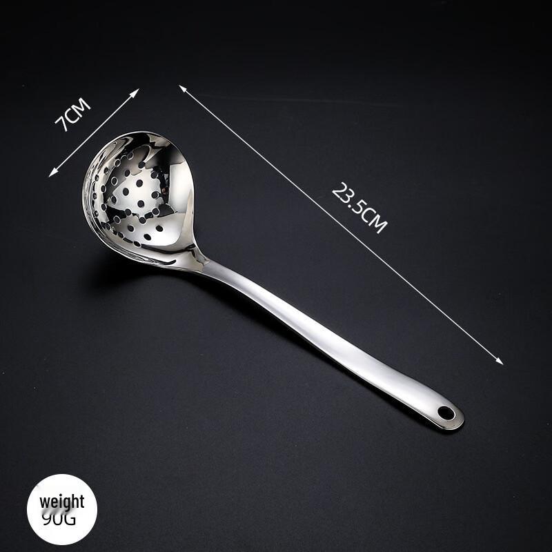 Wutuo 304 Stainless Steel Heart-shaped Slotted Hot Pot Spoon Set