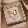 Anti-rust Brooch Zinc Alloy Pin Butterfly Shape Lapel Badge