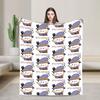 Bear Cartoon Cute Bubu Dudu Blanket Flannel Winter Portable Soft Throw Blankets for Home Couch Bedding Throws