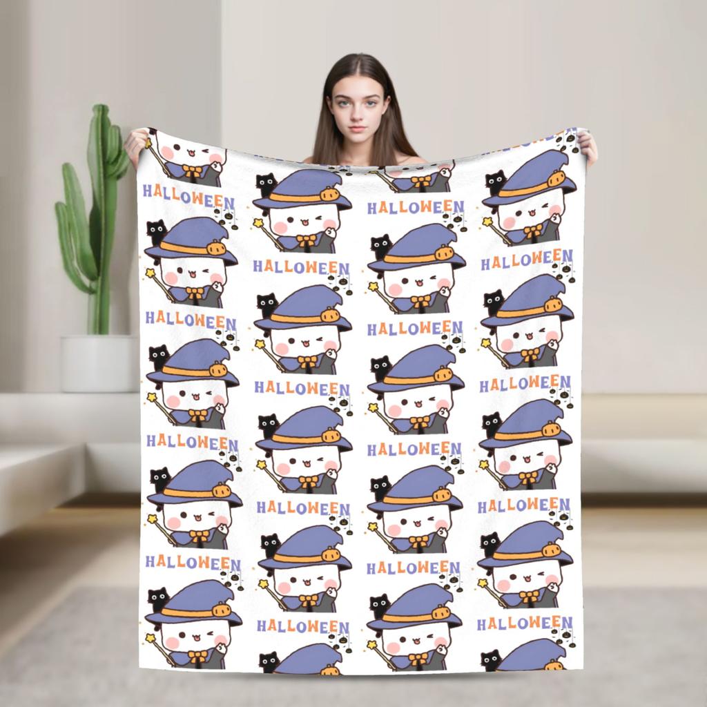 Bear Cartoon Cute Bubu Dudu Blanket Flannel Winter Portable Soft Throw Blankets for Home Couch Bedding Throws