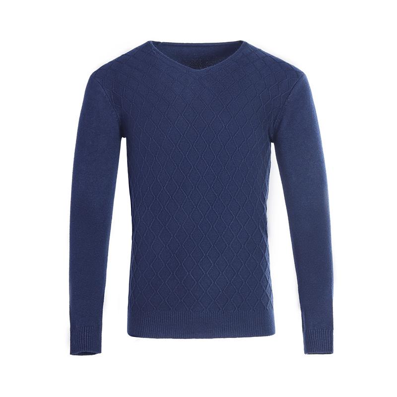 Men's Korean Style Slim Fit V-neck Autumn/Winter Sweater Knit Pullover