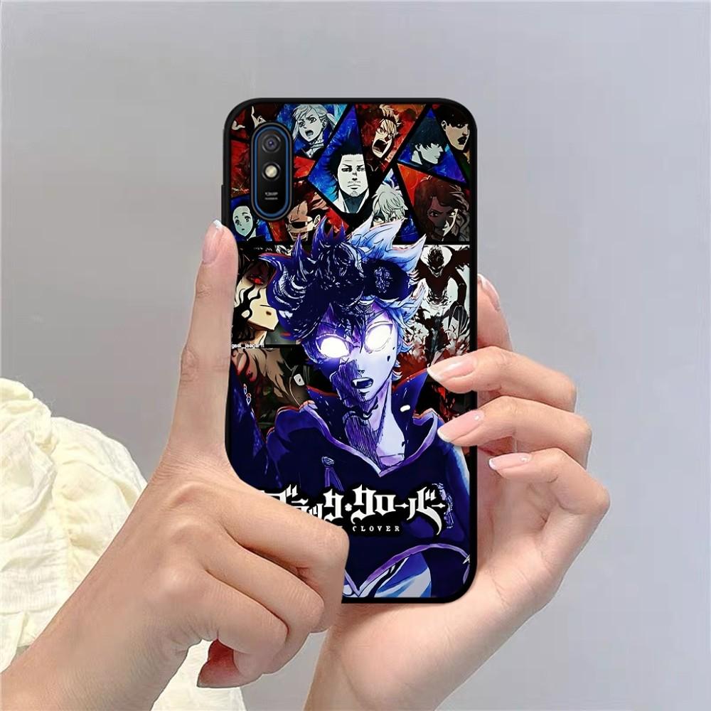 Black Clover Phone Case For Redmi 5 6 7 8 9 10 Plus Pro 6 7 8 9 A GO K20 K30 K40 Pro Plus F3 Fundas