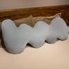 Wave-Shaped Cloud Leg & Back Hugging Pillow - Long Body Cushion for Side Sleepers